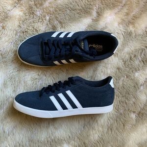 Navy blue suede Adidas